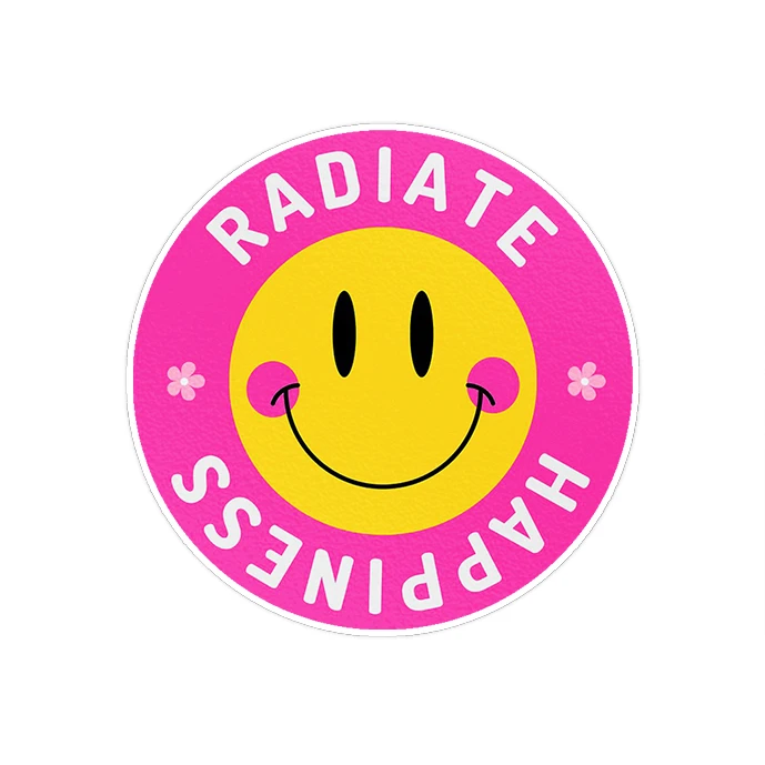 استیکر لپ تاپ ماسا دیزاین طرح SMILE مدل STKA00407