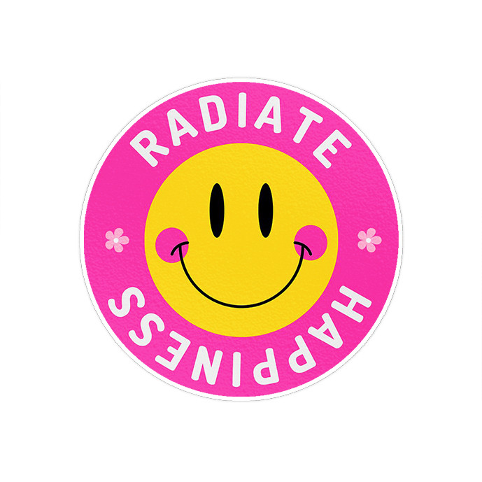 استیکر لپ تاپ ماسا دیزاین طرح SMILE مدل STKA00407
