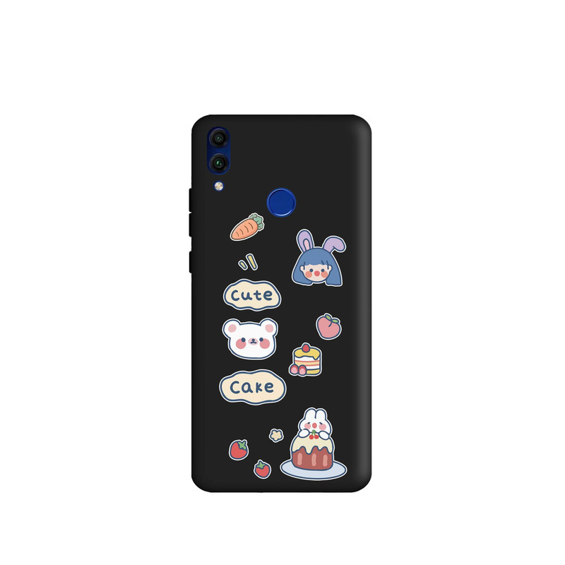 کاور طرح دختر شکمو کد m3382 مناسب برای گوشی موبایل آنر 8C