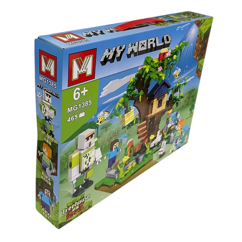 ساختنی ۴۶۵ تکه ام مدل ماینکرافت