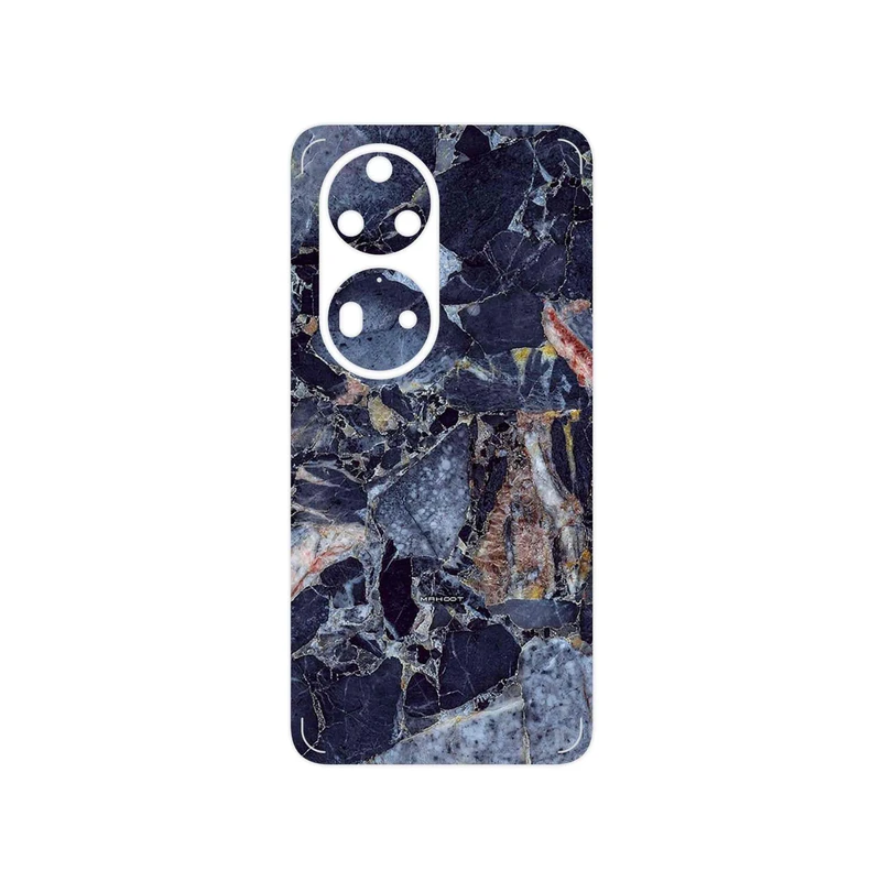 برچسب پوششی ماهوت مدل Broken black marble مناسب برای گوشی موبایل هوآوی P50 Pro