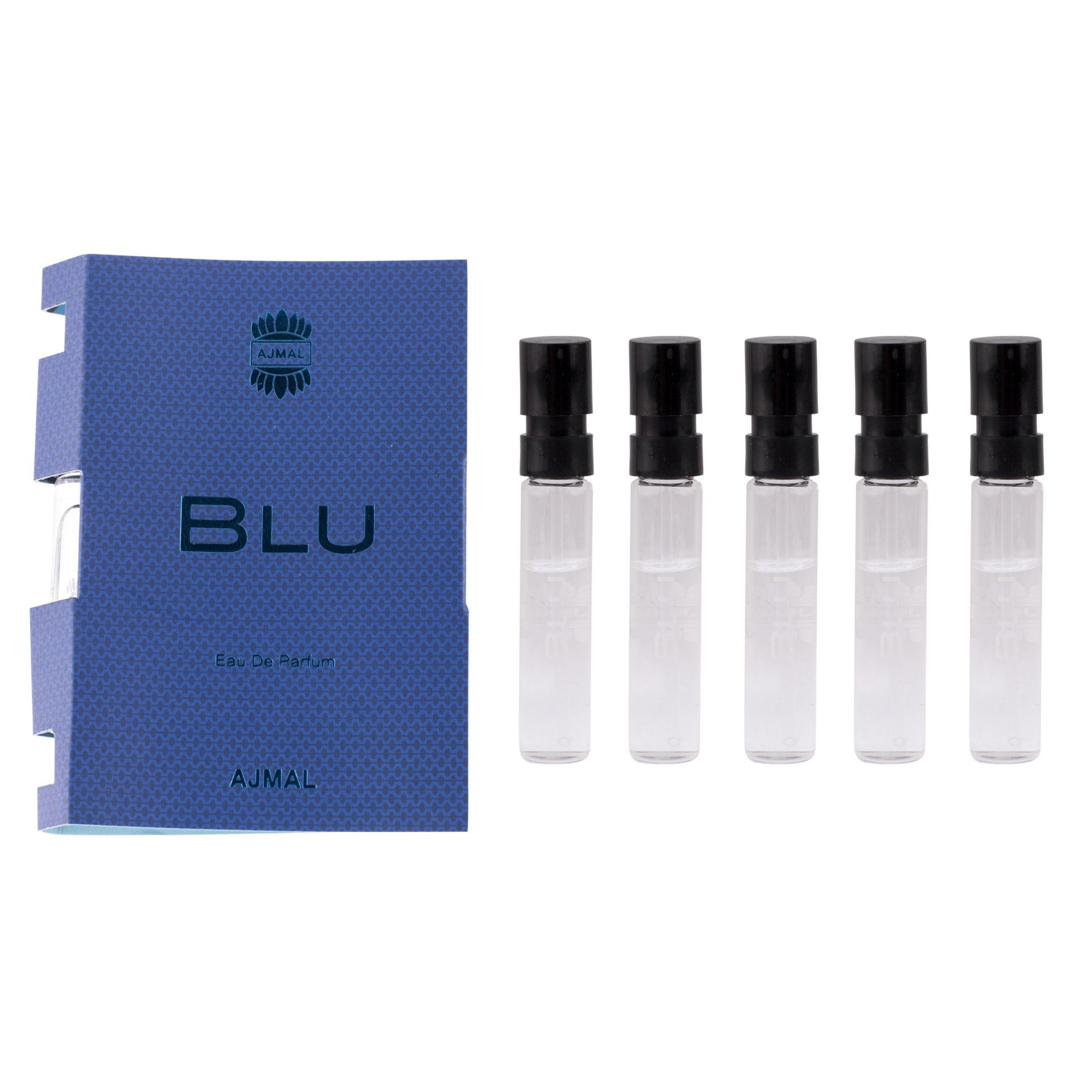 عطر جیبی مردانه اجمل مدل  Blu حجم 1.5 میلی لیتر مجموعه 5 عددی 