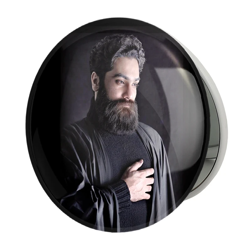 آینه جیبی خندالو طرح علی زندوکیلی مدل تاشو کد 4045 