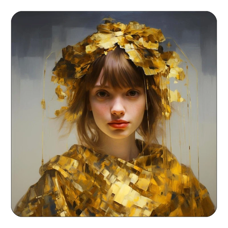 مگنت کاکتی طرح نقاشی رنگ روغن مدل mp73836