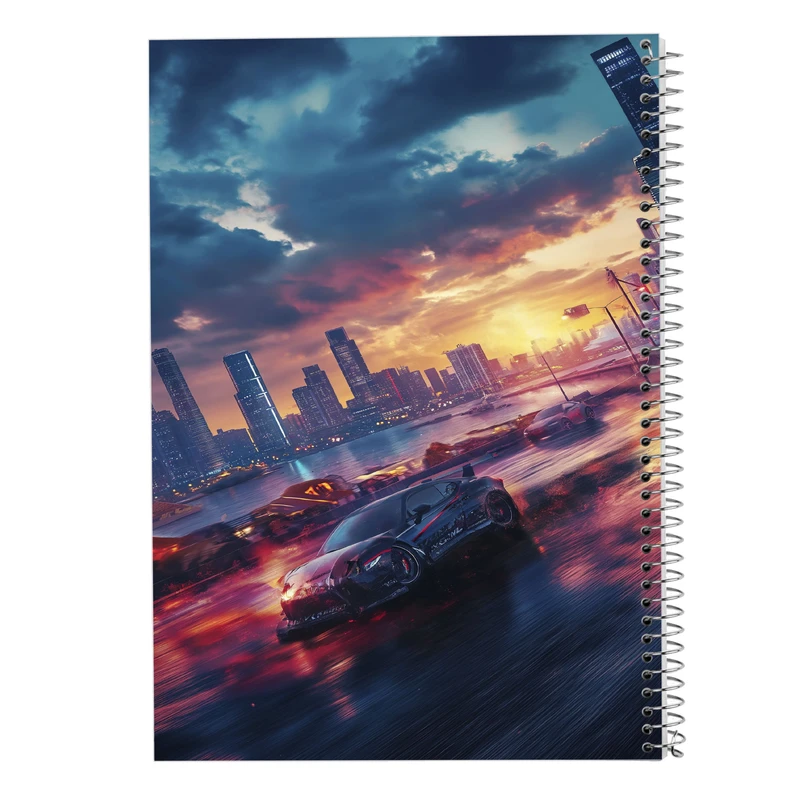 دفتر نت موسیقی 50 برگ مدوپد مدل need for speed کد DF13634