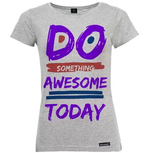 تی شرت آستین کوتاه زنانه 27 مدل Do Somthings کد MH1195
