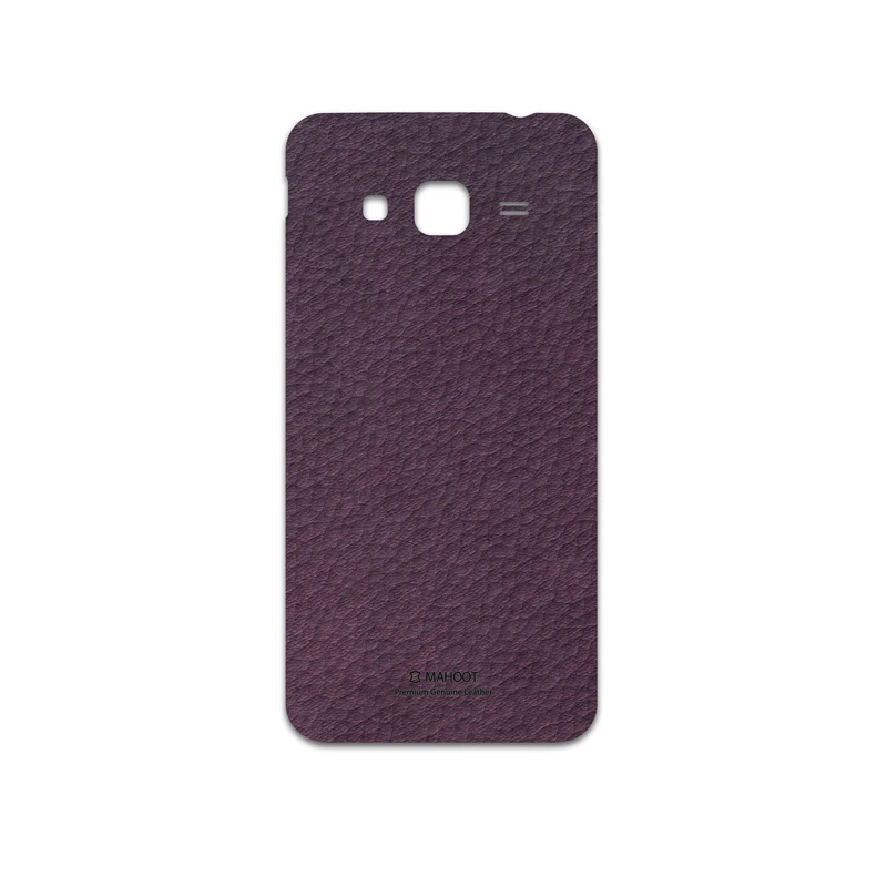 برچسب پوششی ماهوت مدل Purple-Leather مناسب برای گوشی موبایل سامسونگ Galaxy J3 2016