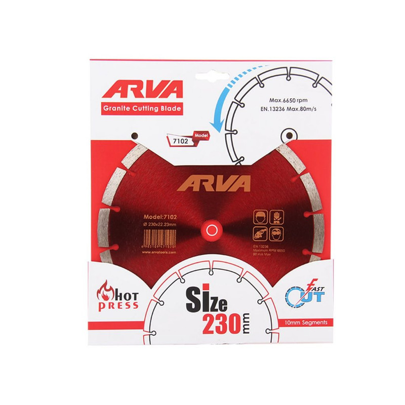 صفحه دیسک برش گرانیت آروا مدل 7102