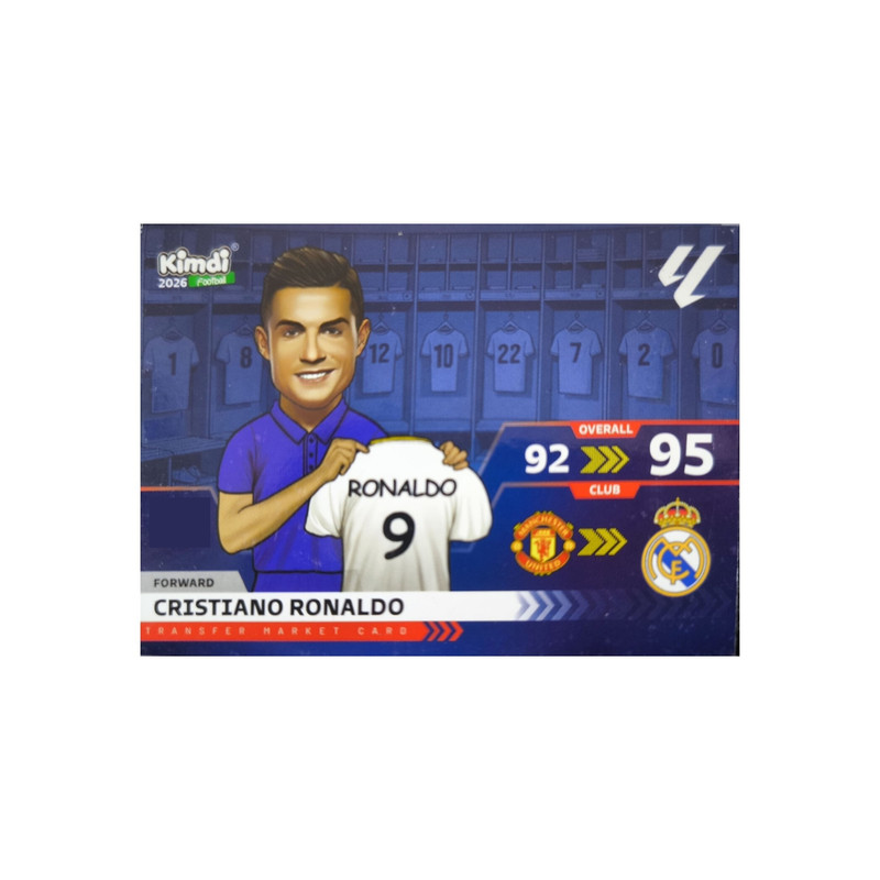 اسباب بازی زینتی کیمدی مدل رونالدو transfer market کد 1