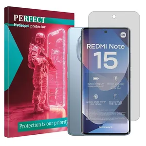 Perfect Hydrogel model Transparent Screen Protector for Xiaomi Redmi Note 15 4G mobile phone