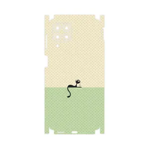 MAHOOT Minimal Internet Cat Icon-FullSkin Cover Sticker for Samsung M53