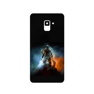 MAHOOT Skyrim Game Series Cover Sticker for Samsung Galaxy A8 Plus 2018