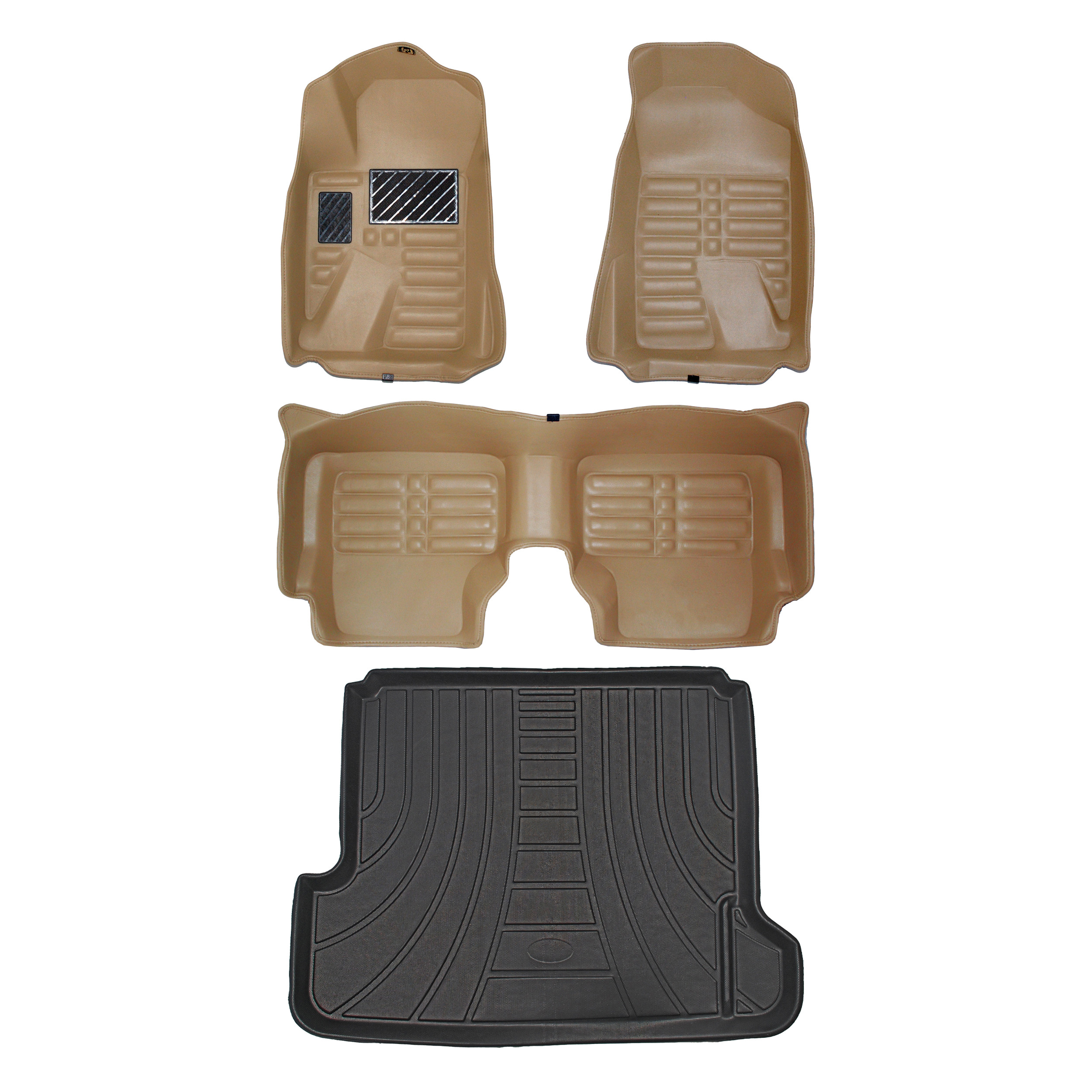 کفپوش پنج بعدی خودرو پانیذ مدل EVA مناسب برای دنا به همراه کفپوش صندوق