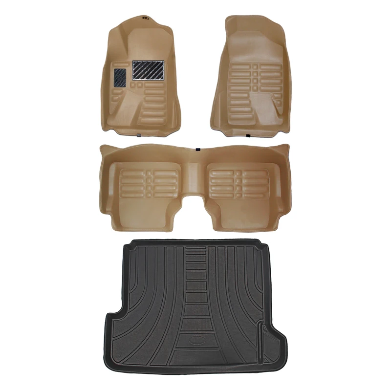     کفپوش پنج بعدی خودرو پانیذ مدل EVA مناسب برای دنا به همراه کفپوش صندوق