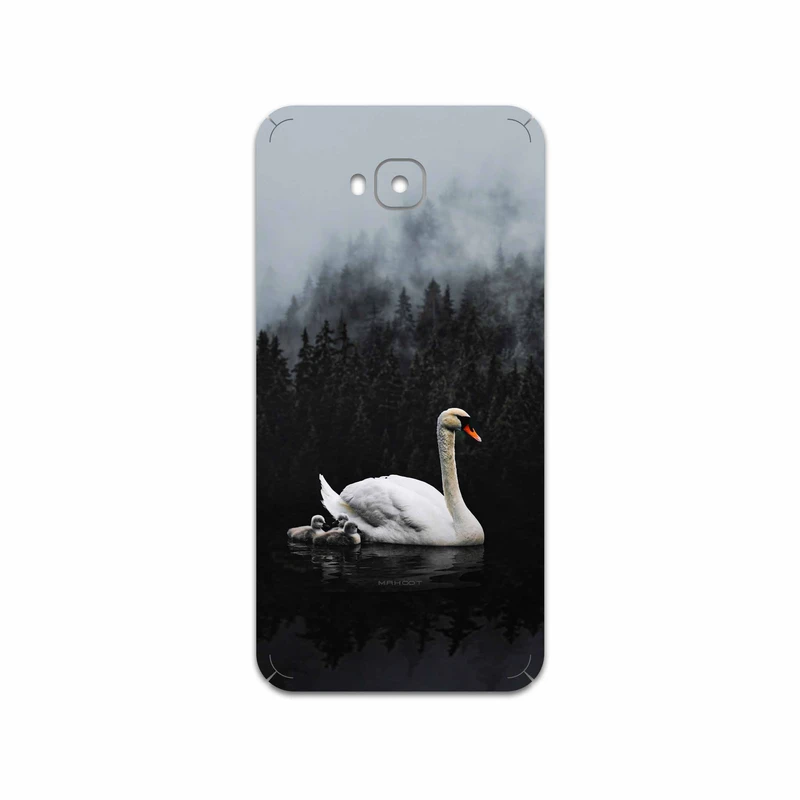 برچسب پوششی ماهوت مدل Swan Lake مناسب برای گوشی موبایل ایسوس Zenfone 4 Selfie