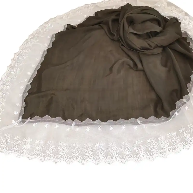 روسری زنانه مدل وال اسلپ حاشیه تور