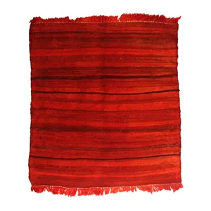 گلیم دستباف یک متری فرش چمن رخ مدل مدرن کد 261167 