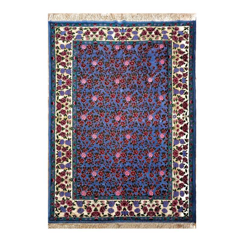 فرش دستباف سه متری طرح هزارگل مدل AA