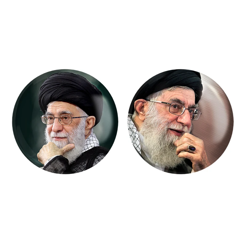 مگنت خندالو طرح رهبر کد 25782583 مجموعه 2 عددی