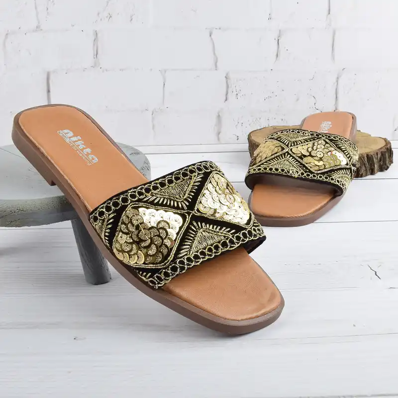 صندل زنانه نیکتا مدل بانوی خلیجی کد BK.2870