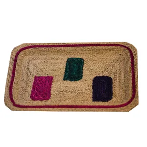 سینی حصیربافی طرح دیبا کد 2
