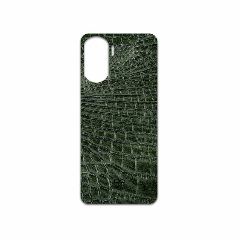 برچسب پوششی ماهوت مدل Green-Crocodile-Leather مناسب برای گوشی موبایل آنر 90 Lite