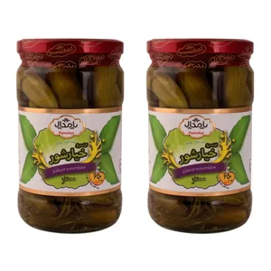 خیارشور ممتاز پامچال-  650 گرم مجموعه 2 عددی