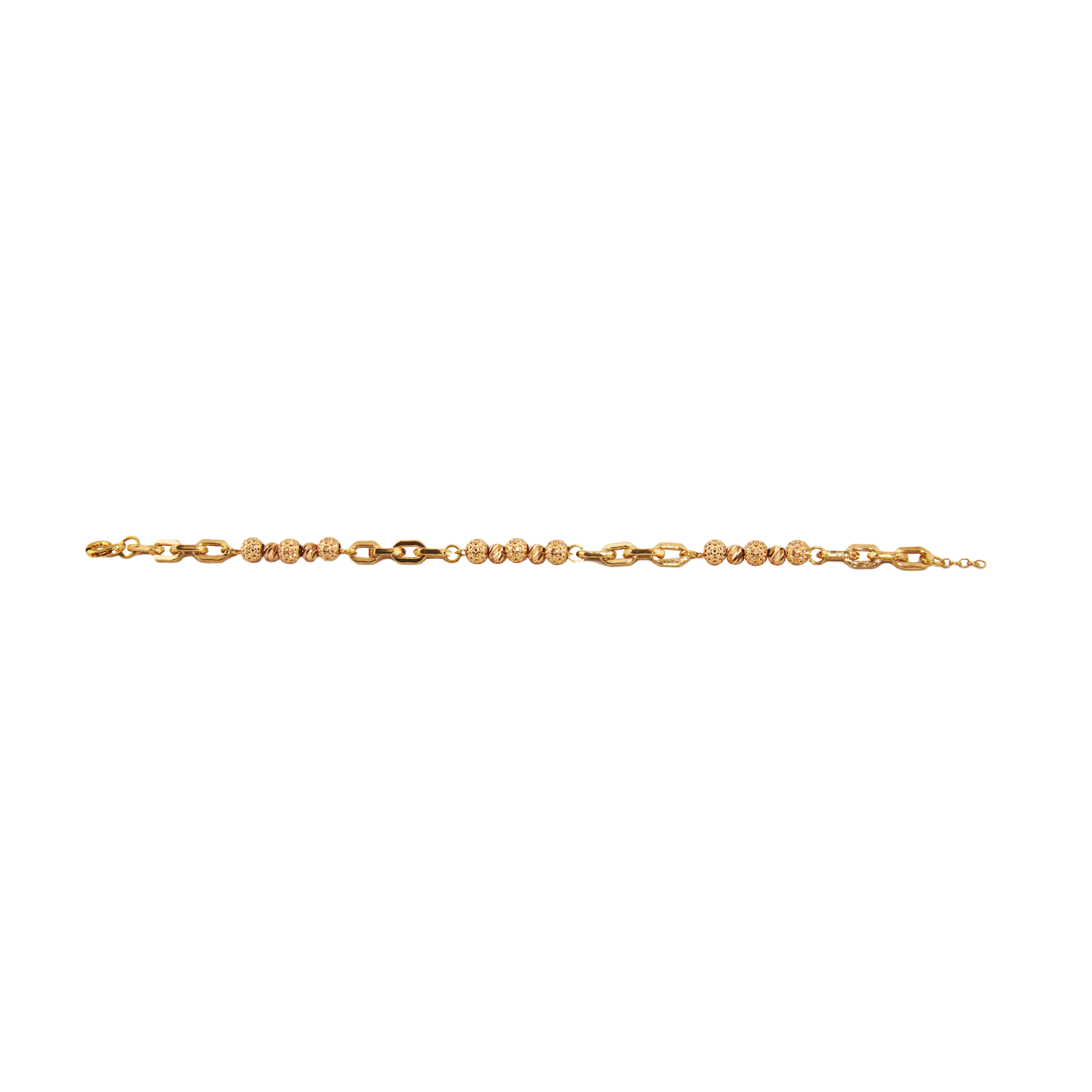دستبند طلا 18 عیار دخترانه رستا گالری مدل F554555