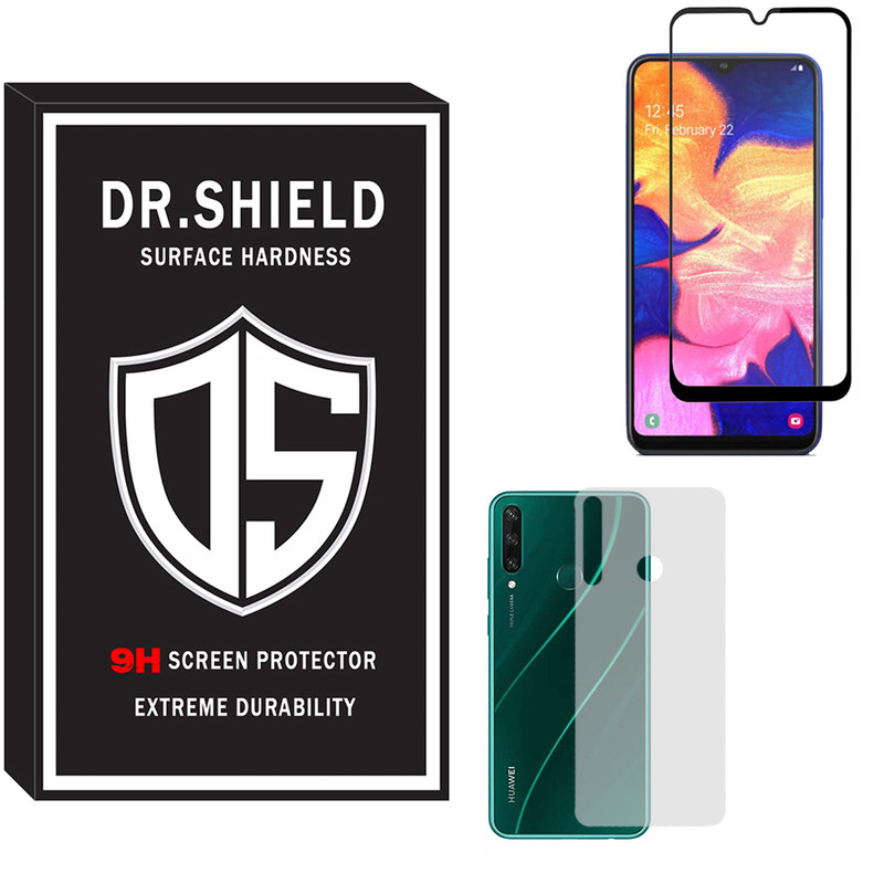 محافظ صفحه نمایش دکتر شیلد مدل TFPDR-06 مناسب برای گوشی موبایل هواوی Y6p به همراه محافظ پشت گوشی