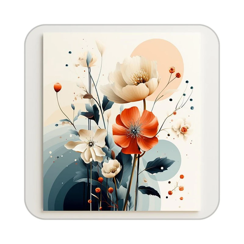 زیر لیوانی کاکتی طرح گل مدل mp16199