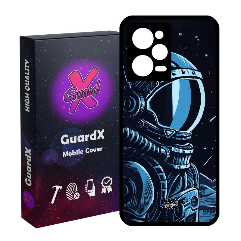 کاور گارد ایکس طرح فضانورد مدل Glass10473 مناسب برای گوشی موبایل شیائومی Redmi Note 12 Pro 5G/Poco X5 Pro 5G/Note 12 Pro Pro speed