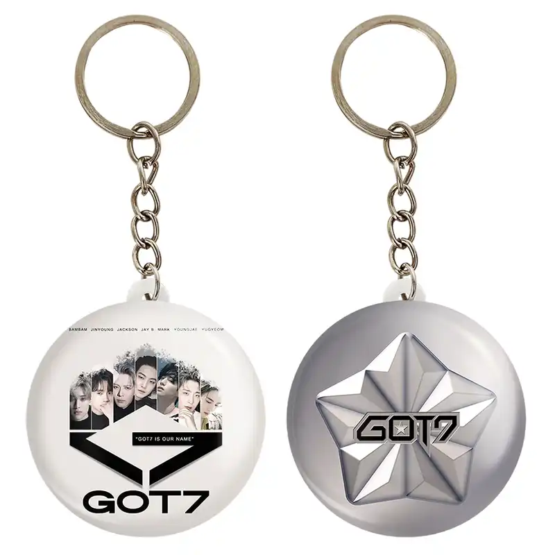 جاکلیدی خندالو مدل گروه گات سون GOT7 کد 2103421039 مجموعه 2 عددی