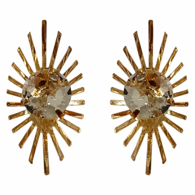 گوشواره زنانه طرح خورشید کد RKH_1690