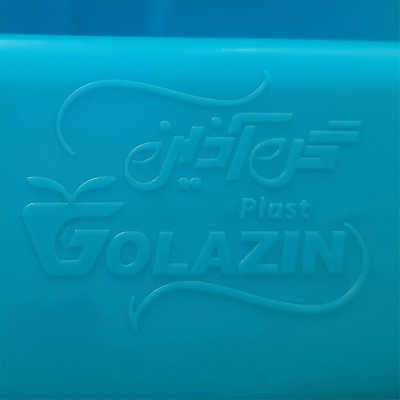 گلدان گل آذین مدل پلاستیکی مربع کد 7 مجموعه 7 عددی