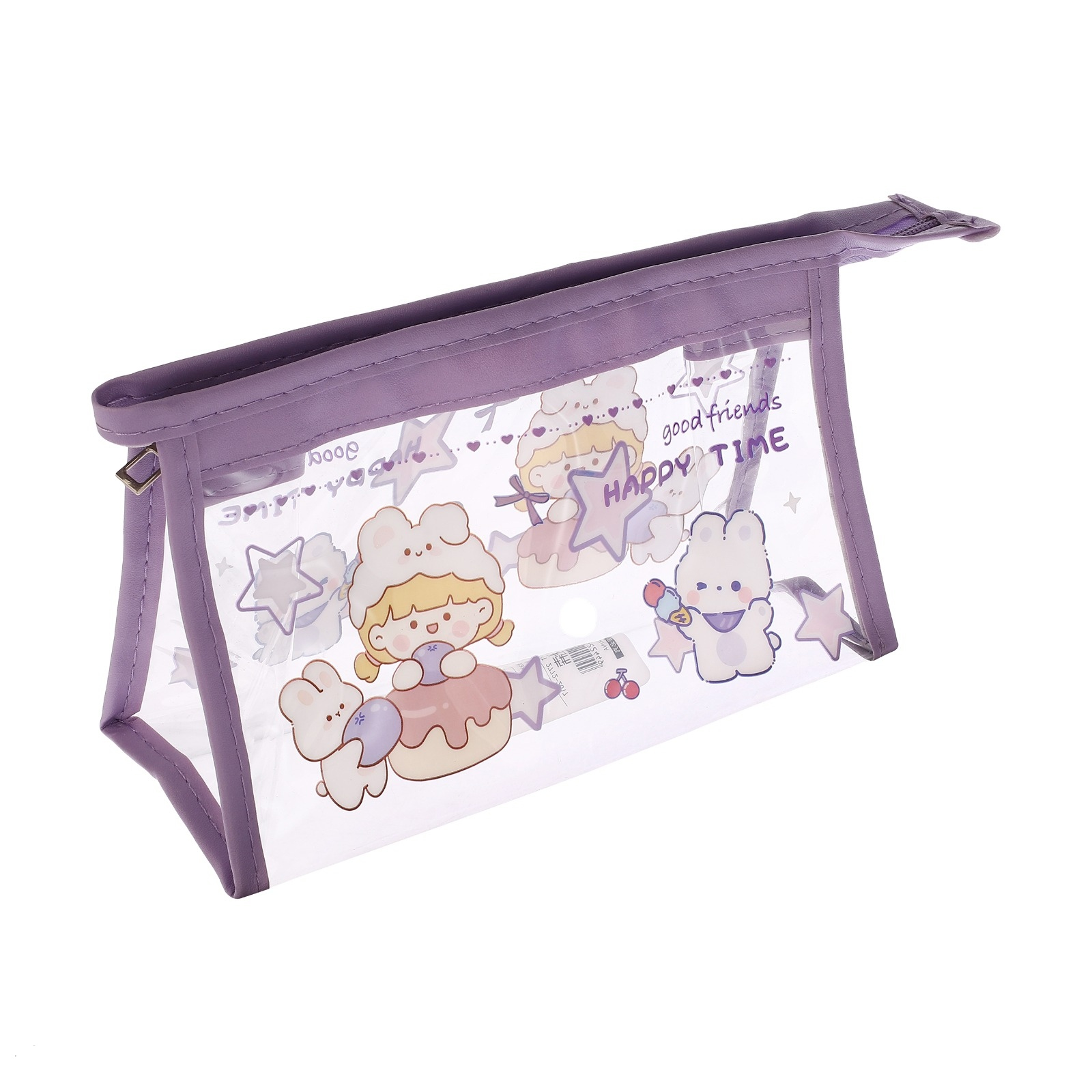 جامدادی مدل شفاف طرح دختر و خرگوش کد ban1