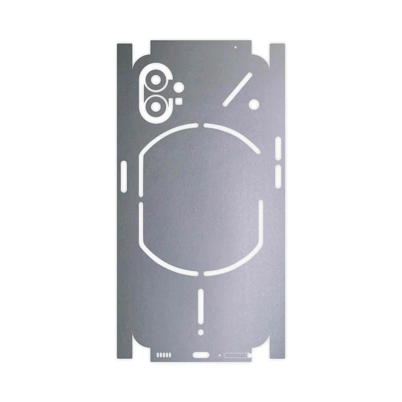 برچسب پوششی ماهوت مدل Matte-Silver-FullSkin مناسب برای گوشی موبایل ناتینگ Phone 1
