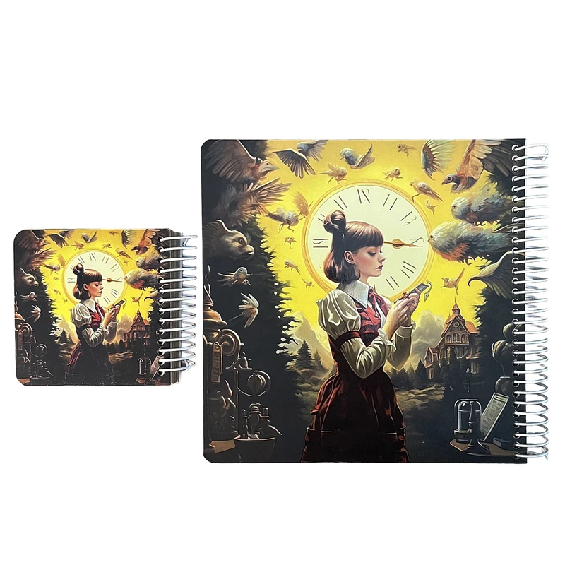 دفتر ژورنال نویسی 80 برگ مدل Golden بسته 2 عددی