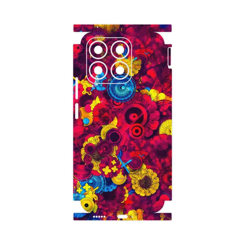 برچسب پوششی ماهوت مدل Vector Flower Garden Digital Art-FullSkin مناسب برای گوشی موبایل آنر X8b
