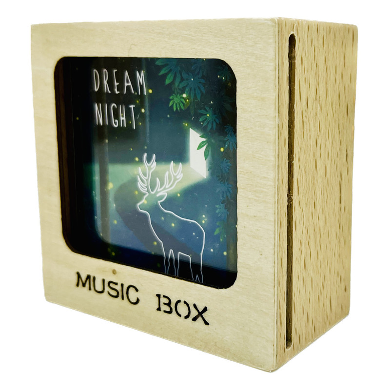 جعبه موزیکال مدل کوکی قاب عکسی طرح DREAM NIGHT