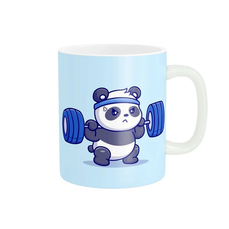 ماگ پاد آفرین طرح پاندا مدل بدنساز کد 895