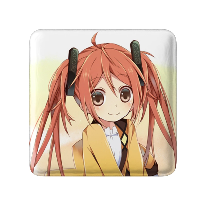 پیکسل خندالو طرح انجو انیمه گلوله سیاه مدل مربعی کد 35846