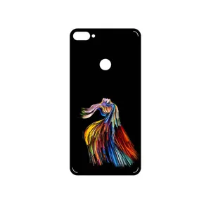 MAHOOT Rainbow Hair Digital Art Cover Sticker for HTC Desire 12 Plus