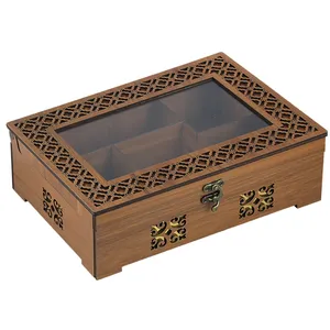 جعبه چای کیسه ای مدل هفت پارت کد DE-NZ327