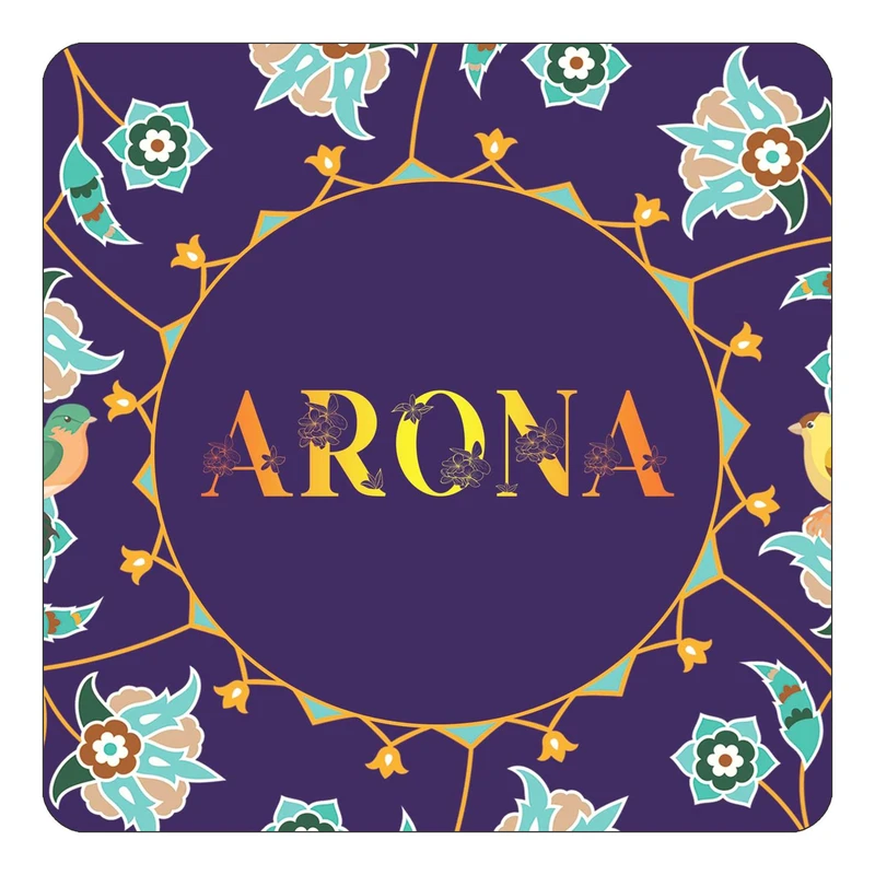 مگنت کاکتی طرح اسم ارونا arona مدل گل و بلبل کد mg11613
