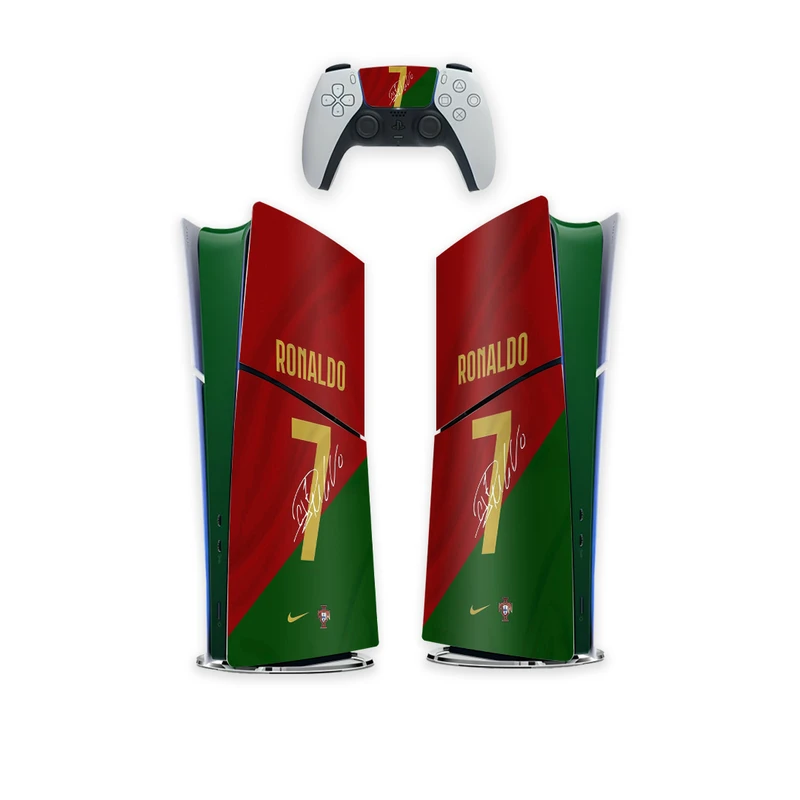 برچسب کنسول بازی پلی استیشن 5 اسلیم کایمون مدل CR7 کدP5S045 بسته 6عددی