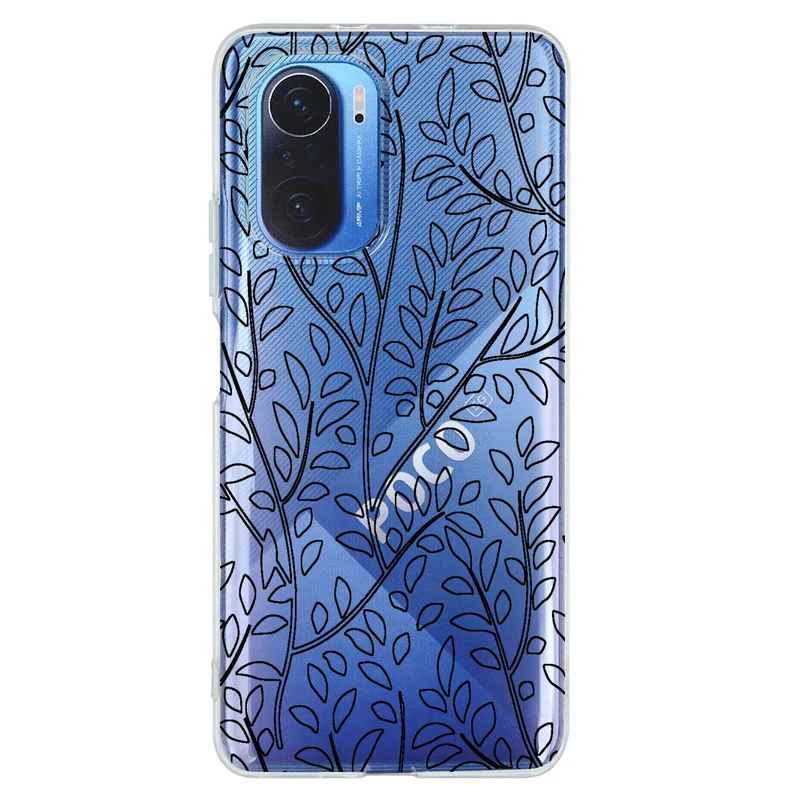 کاور مگافون طرح برگ مدل C45-B مناسب برای گوشی موبایل شیائومی Poco F3