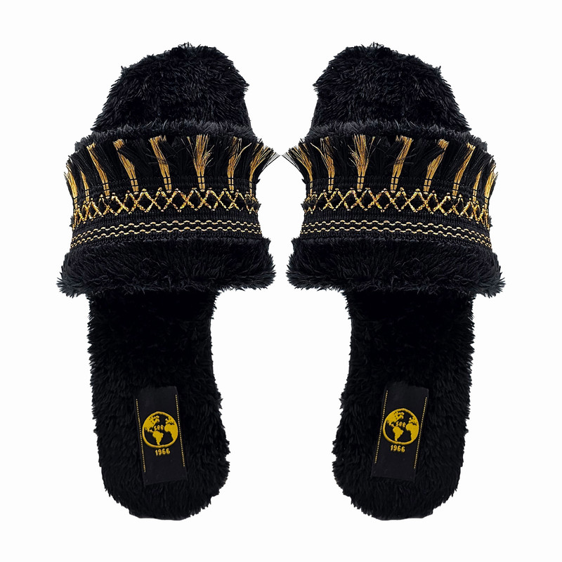 صندل زنانه سیی مدل سنتی عربی کد 2169.1