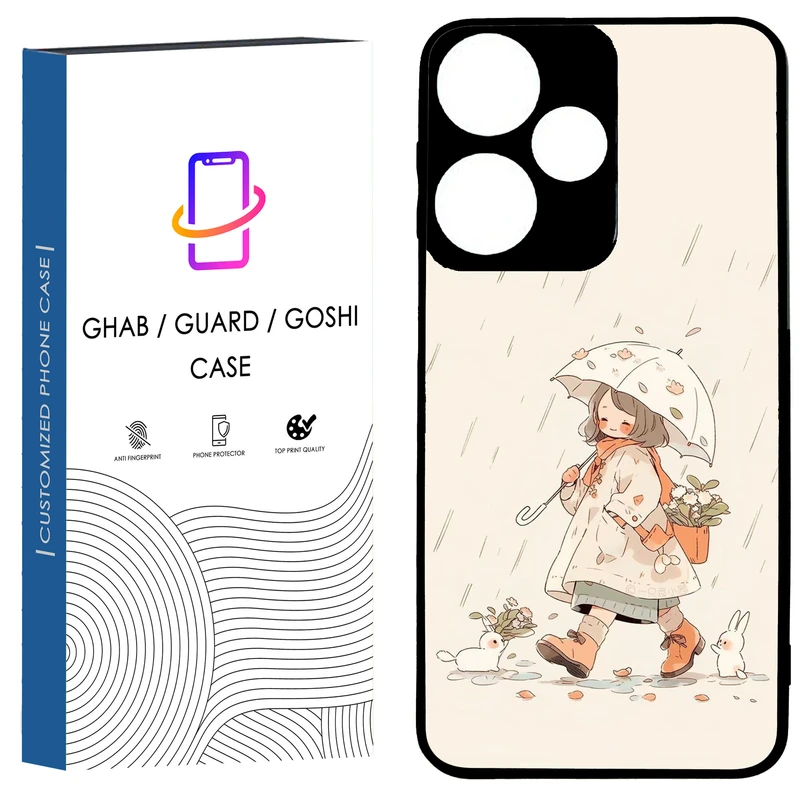 کاور قاب گارد گوشی طرح دخترانه کد 5 - TPU مناسب برای گوشی موبایل  شیائومی  Redmi 13