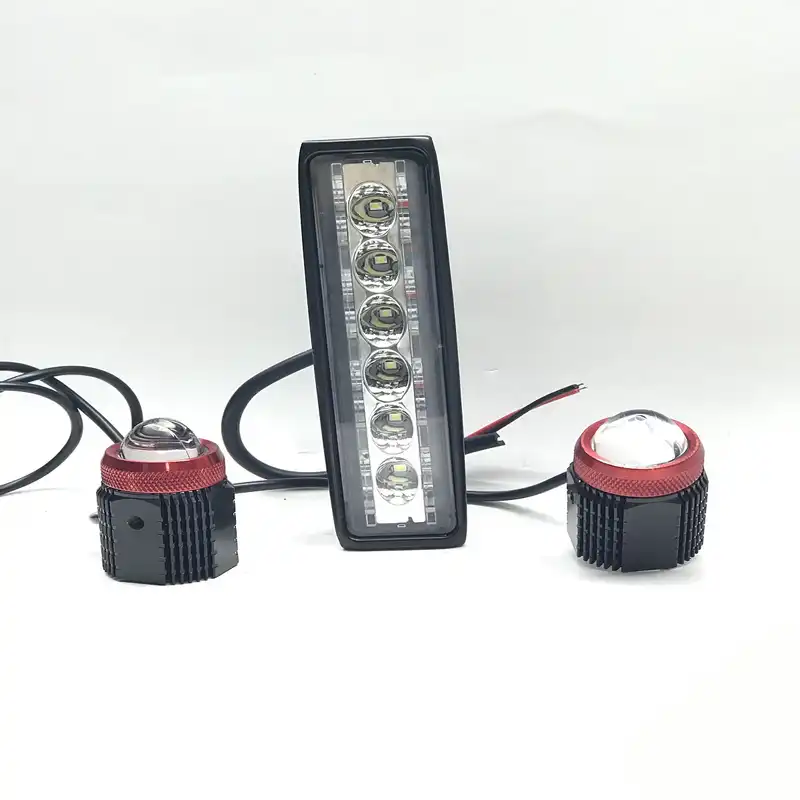 پرژکتور موتور سیکلت ام دی اچ مدل Korean Led Chip 1.3A مجموعه 3 عددی