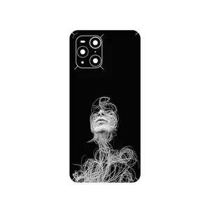 MAHOOT Strings Digital Art 2 Cover Sticker for Oppo Find X3 Pro